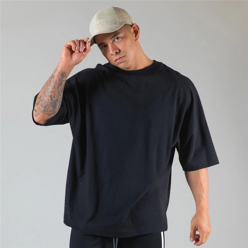 Camiseta Masculina Oversized Premium Lisa