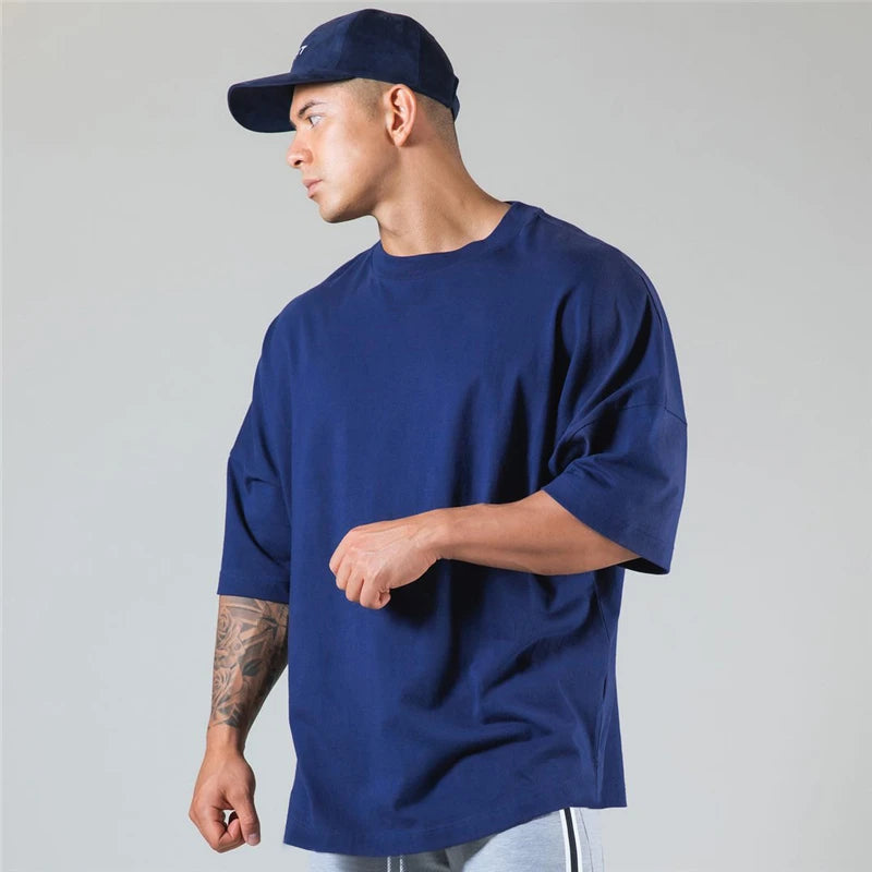 Camiseta Masculina Oversized Premium Lisa