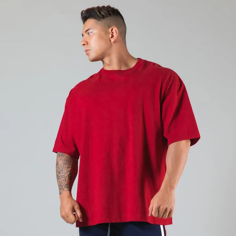 Camiseta Masculina Oversized Premium Lisa